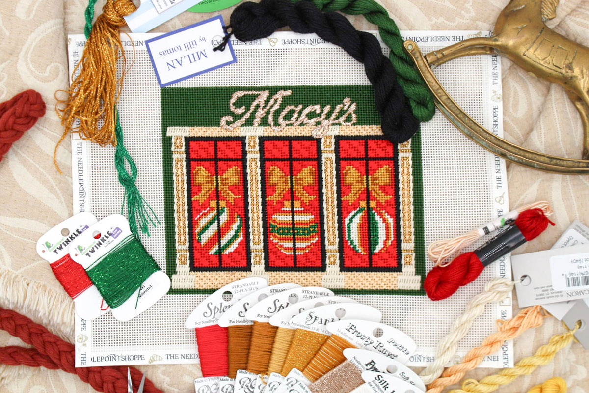 FRIDAY SESSION- A Very Merry Stitch Guide: Small Spaces with Cactus Needlepoint
