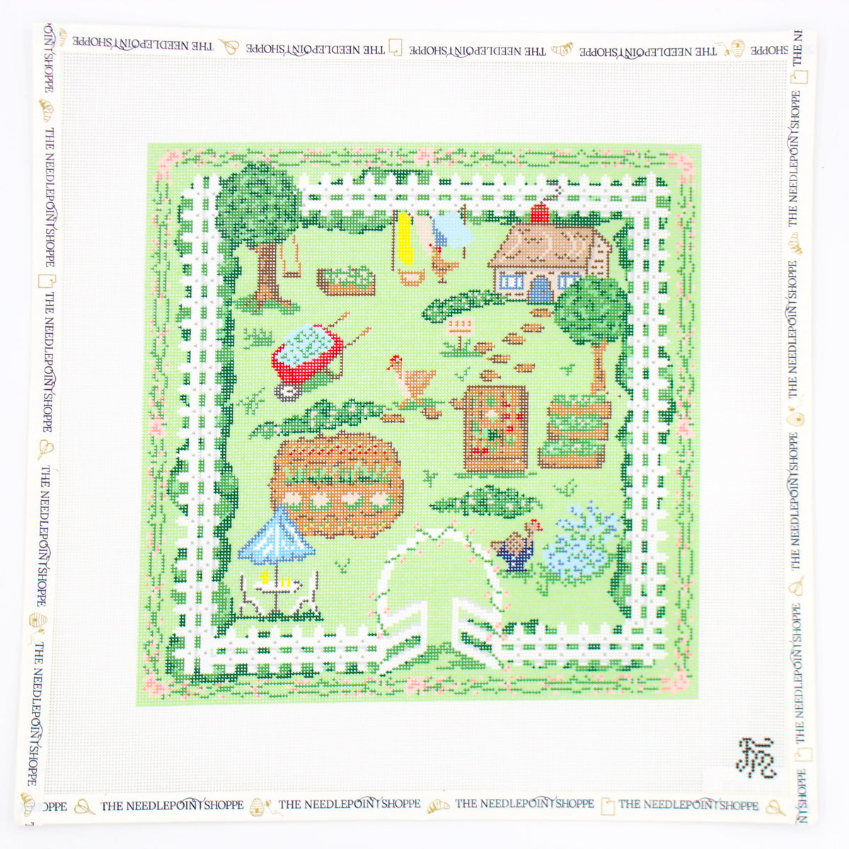 Dolly Garden Needlepoint Canvas
