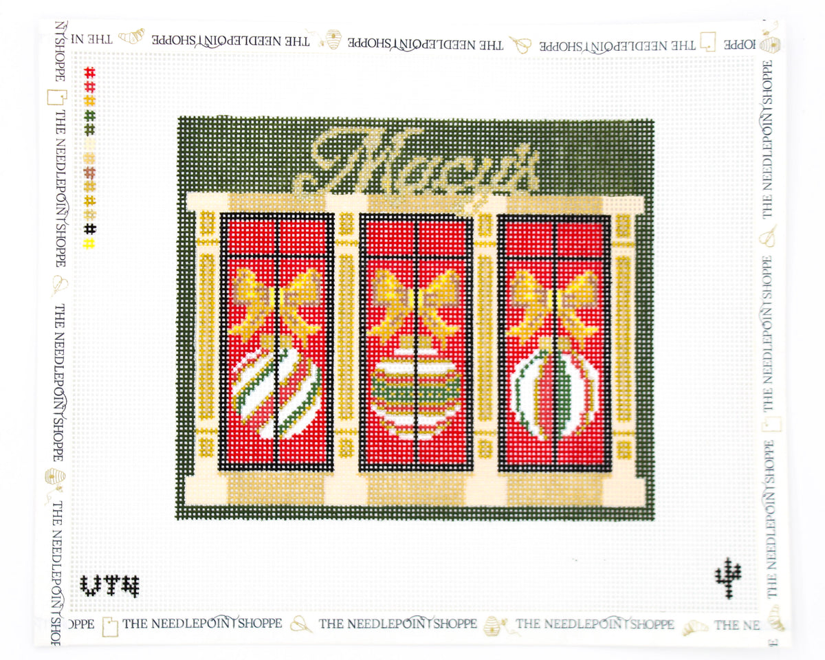 Macy’s Holiday Storefront Needlepoint Canvas