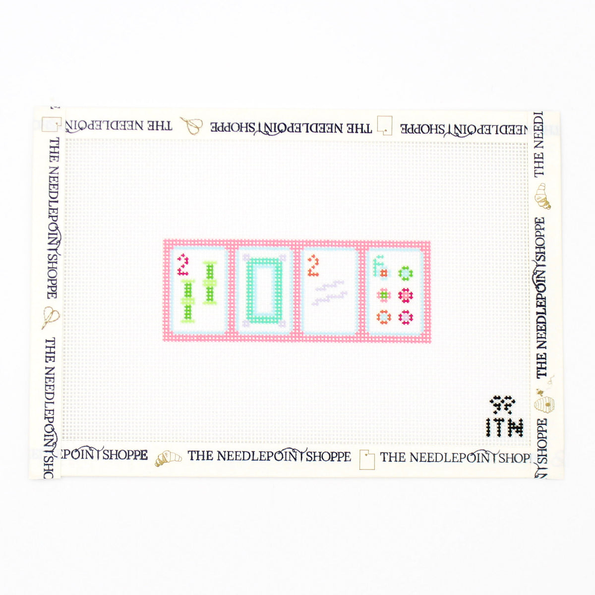 Mahjong 2026 Mini Needlepoint Canvas