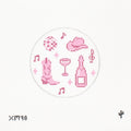 Pink Toile