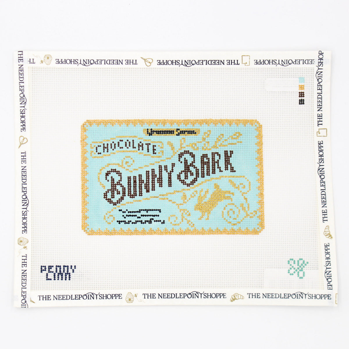 Bunny Bark Needlepoint Canvas