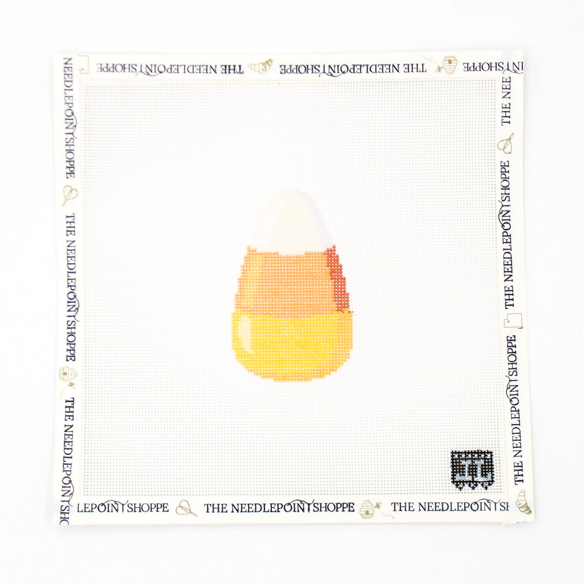 Vintage Candy Corn Needlepoint Canvas