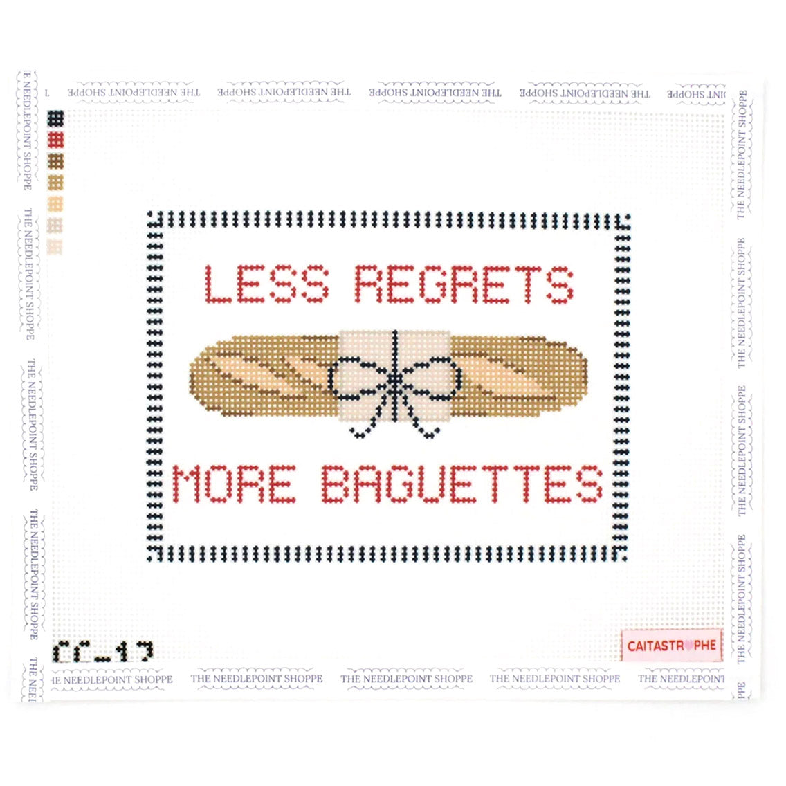 Less Regrets More Baguettes Stitch Class