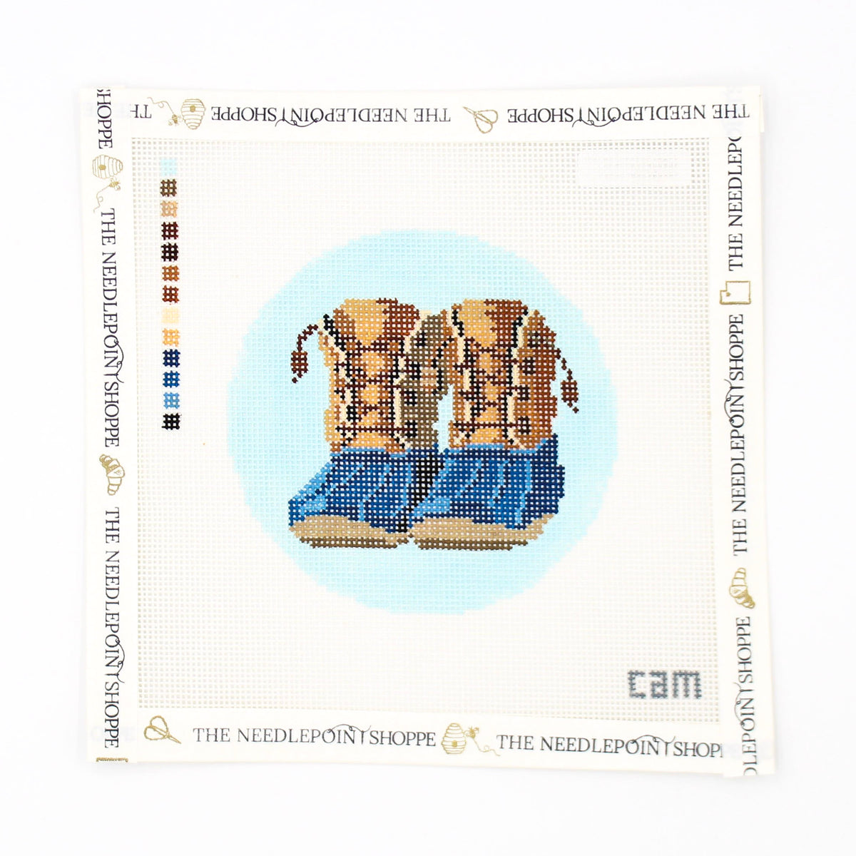 Duck Boots Needlepoint Canvas