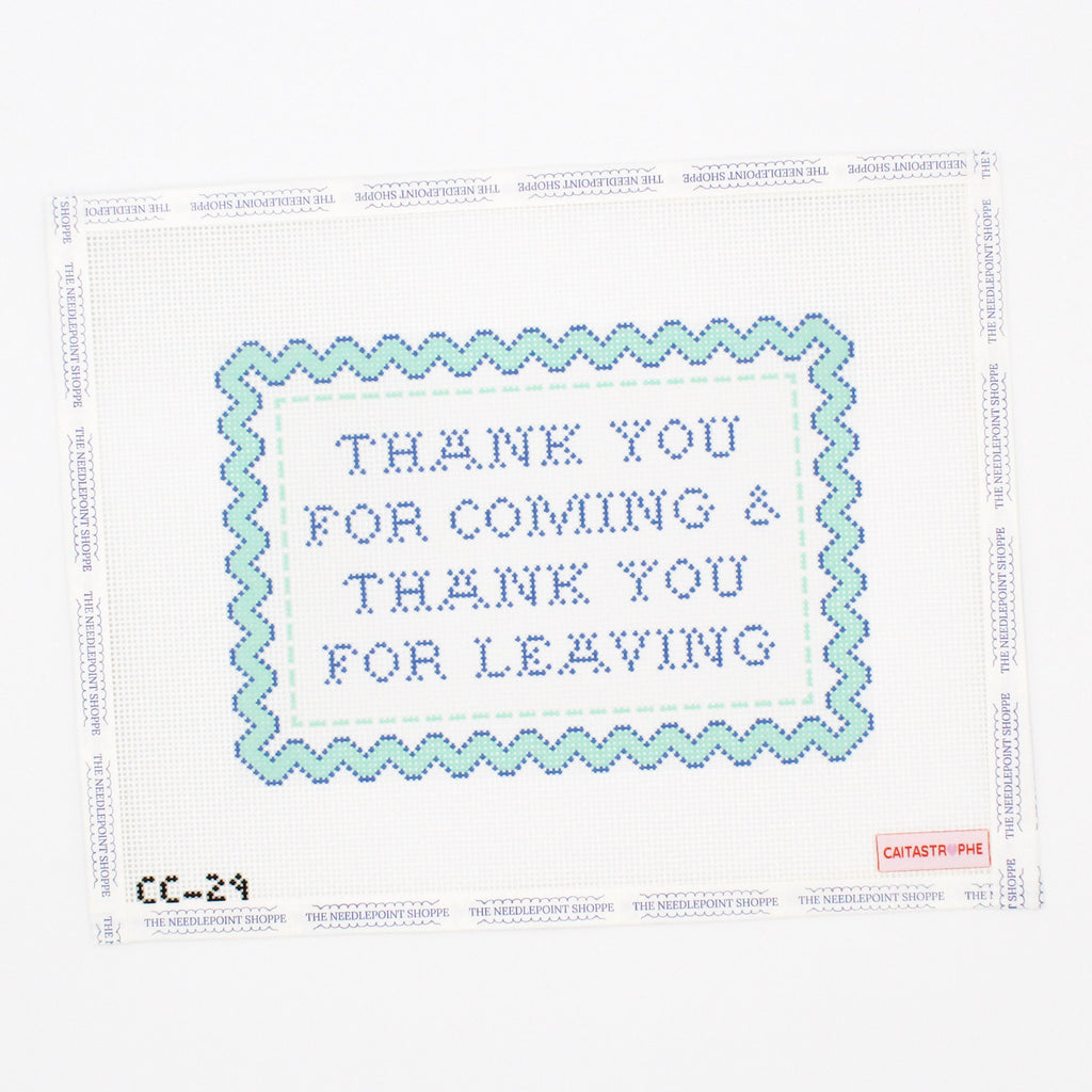 Thank for coming, thank you for leaving