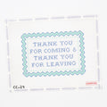 Thank for coming, thank you for leaving