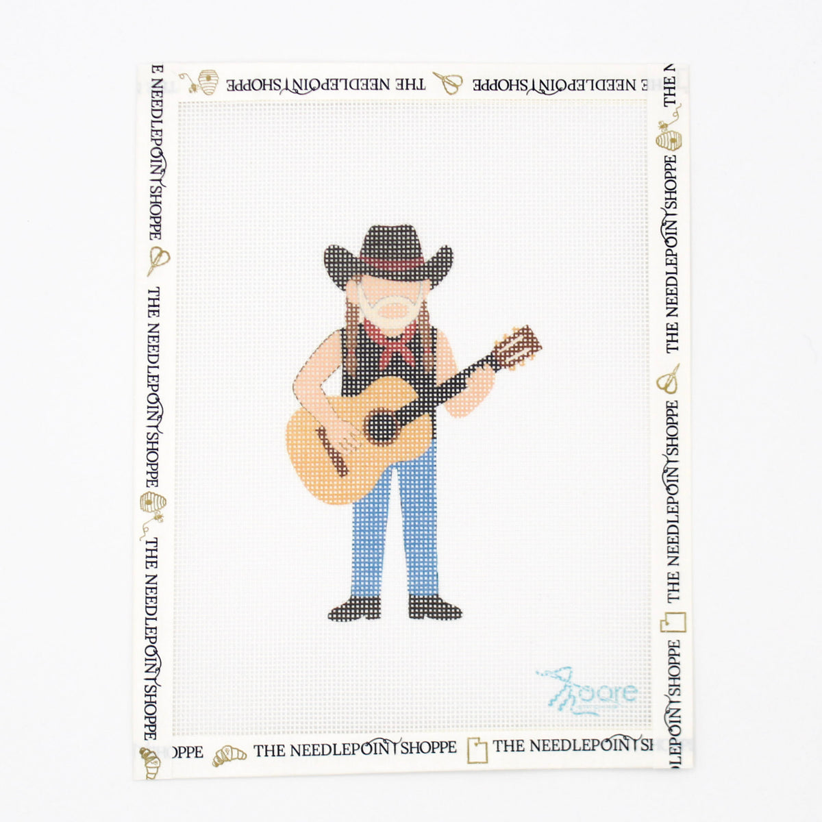 Willie Needlepoint Canvas
