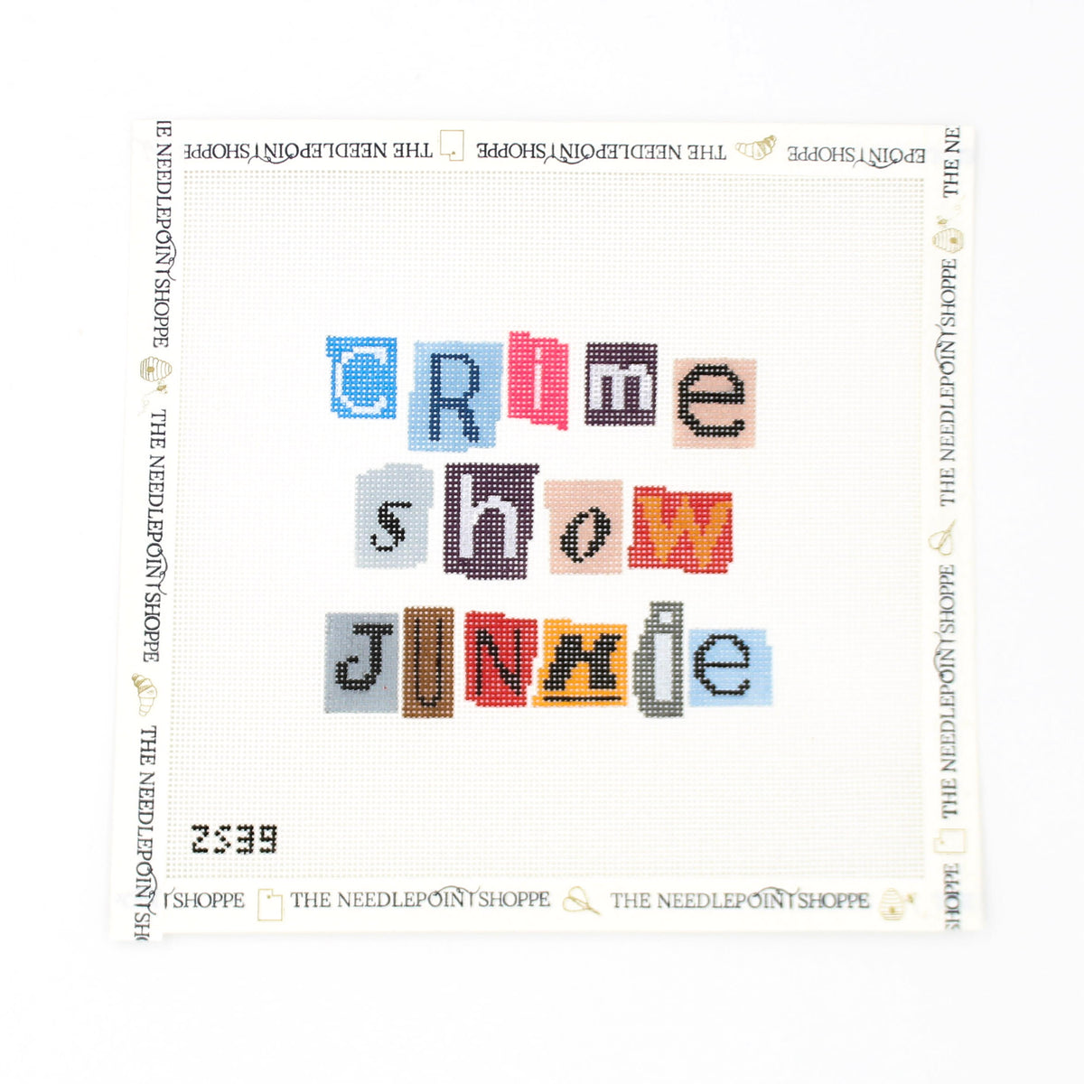 Crime Show Junkie Needlepoint Canvas
