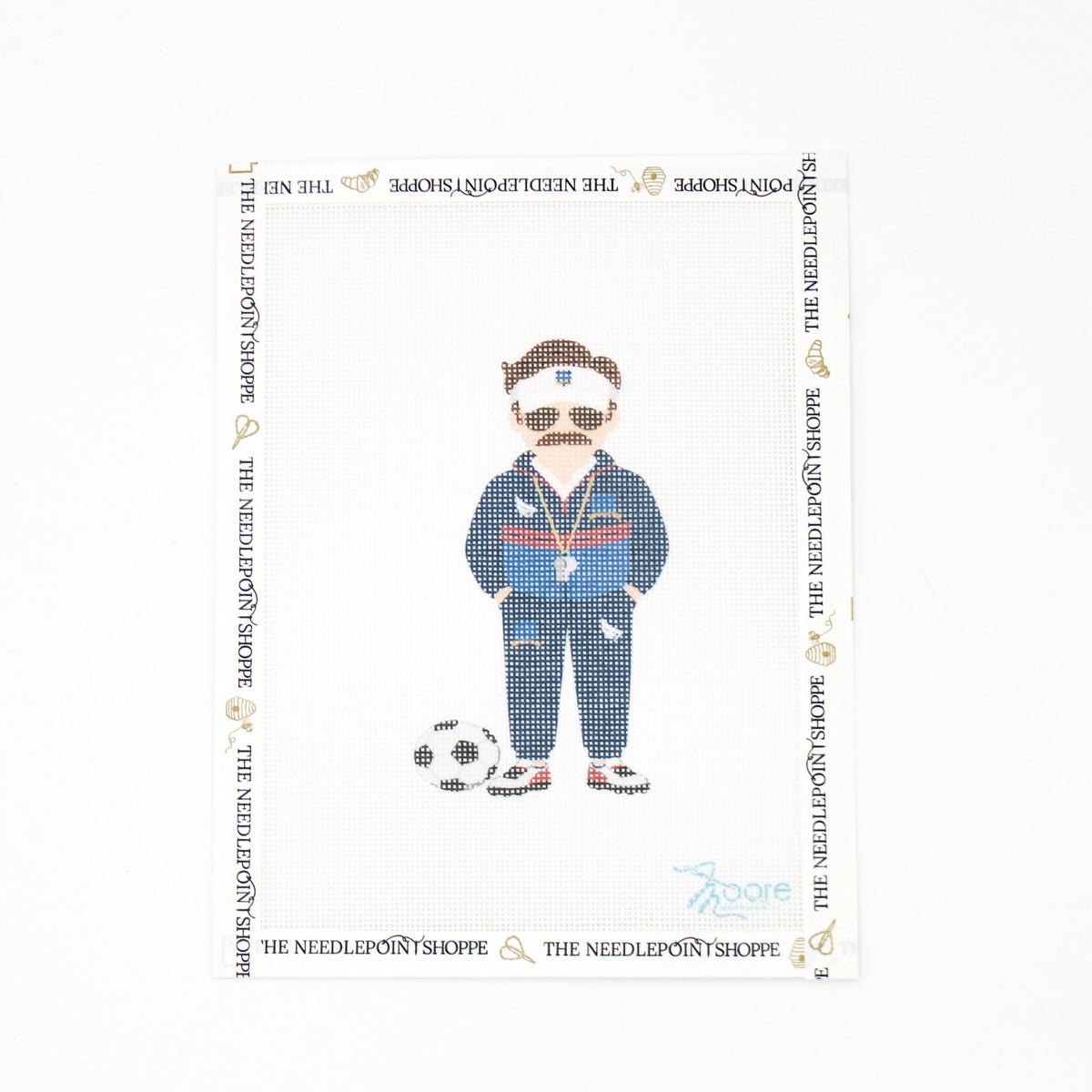 Ted Lasso Needlepoint Canvas