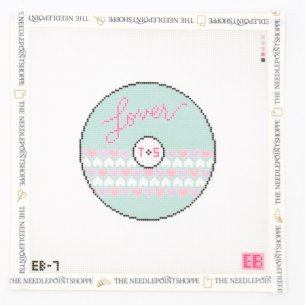 Lover Vinyl Needlepoint Canvas