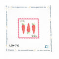 Spring Carrots Postage Stamp