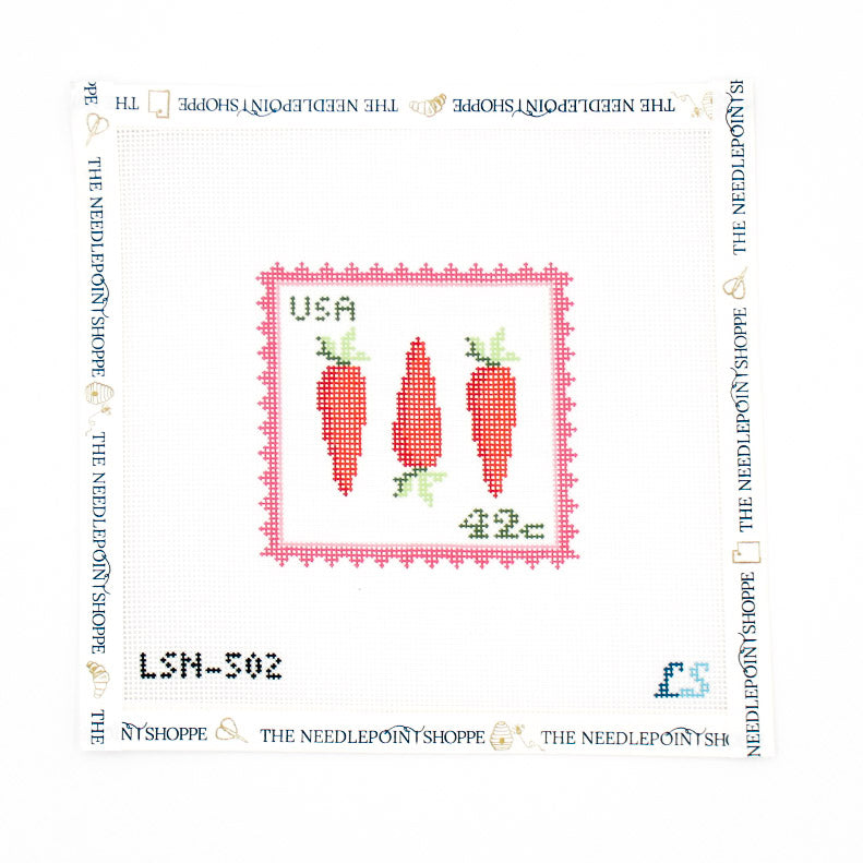 Spring Carrots Postage Stamp
