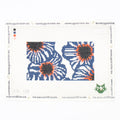 Poppy White Background Sunglass Case Needlepoint Canvas