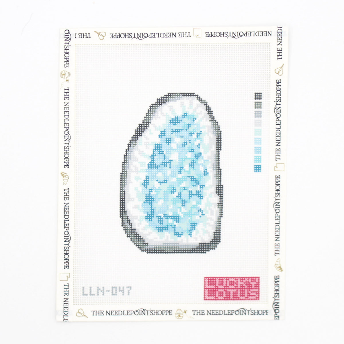 Celestine Geode Needlepoint Canvas