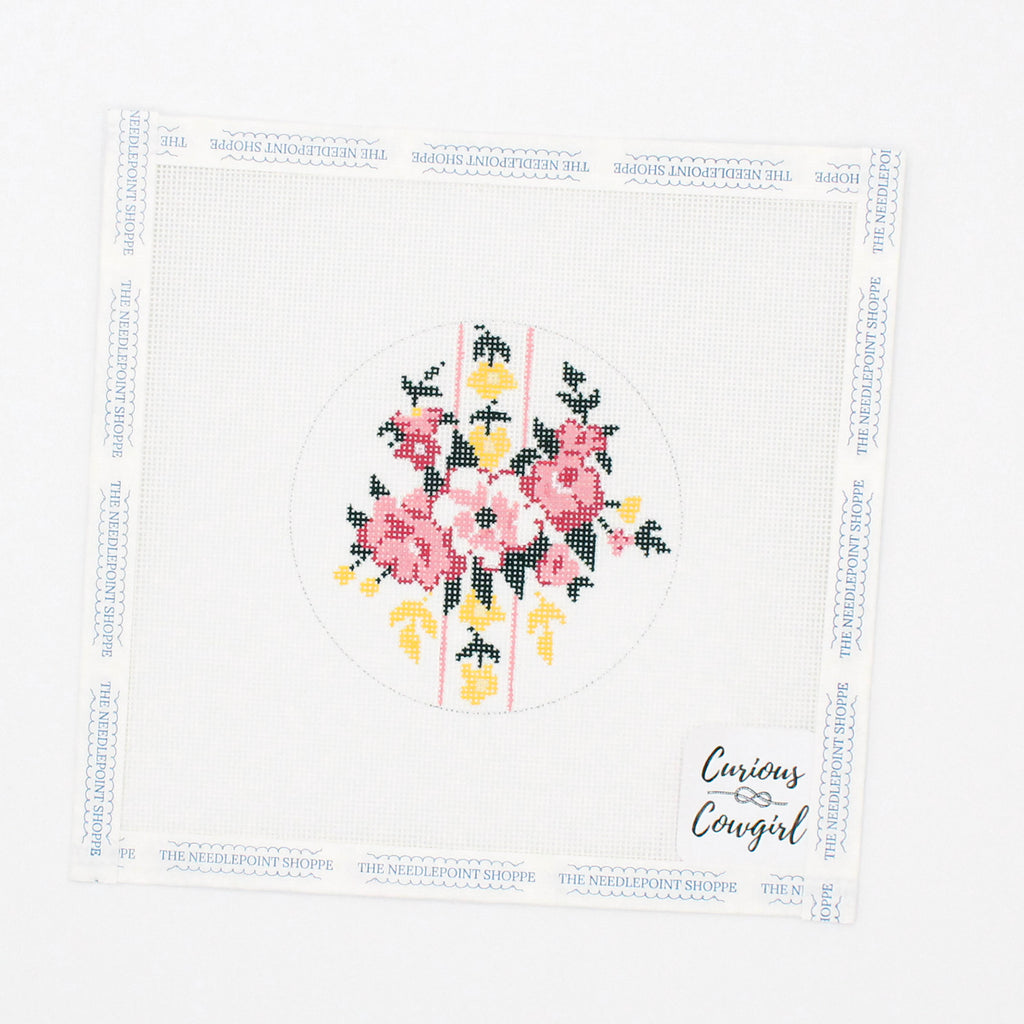 Pink Bouquet Ticking