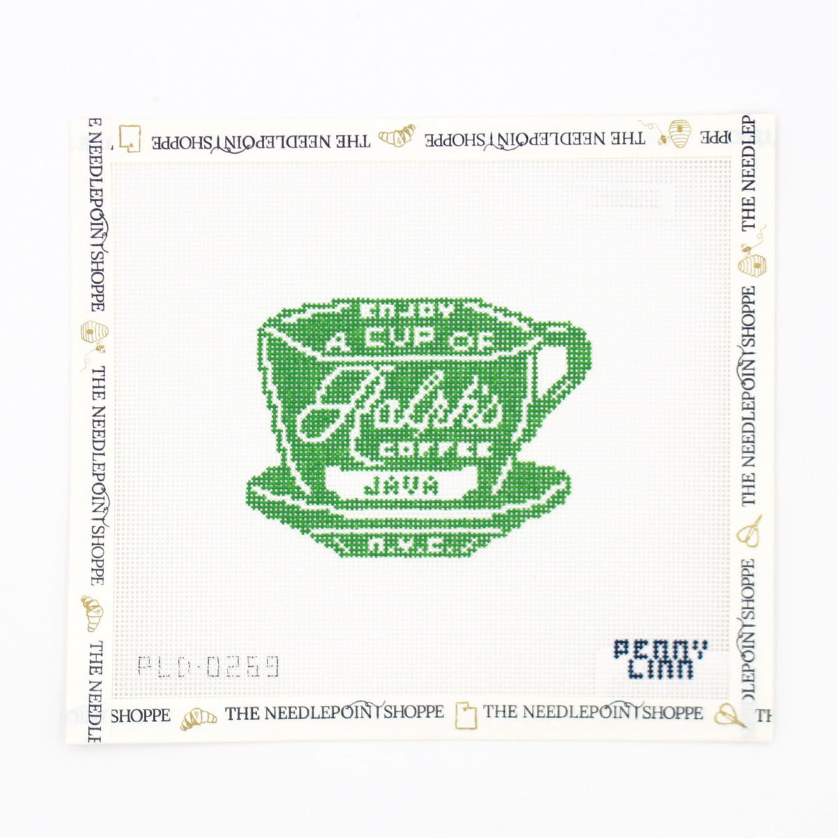 Small Ralph's Coffee Needlepoint Canvas