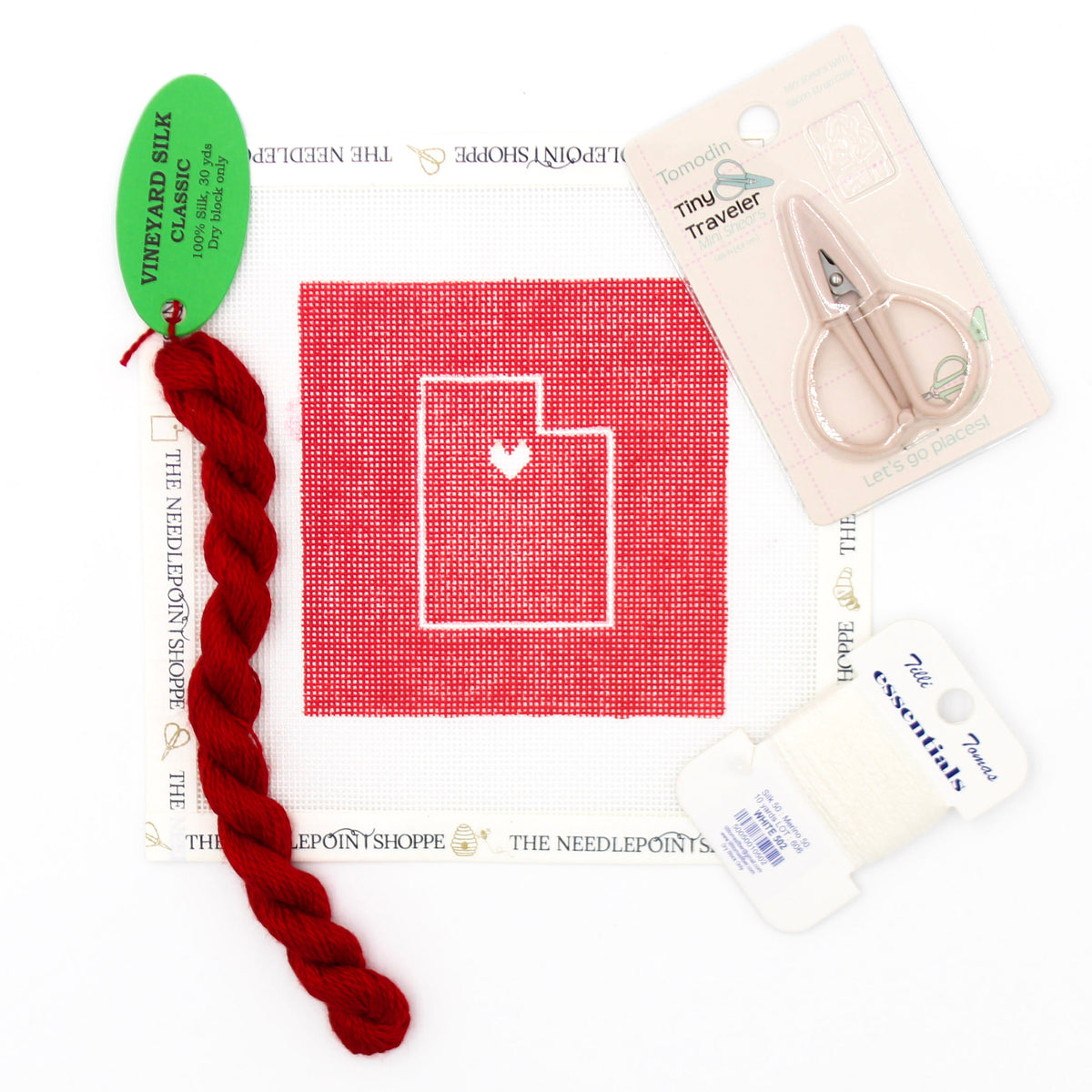 Beginner Basketweave Needlepoint Class | Love Utah Canvas