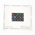 LV multi on Black Needlepoint Canvas