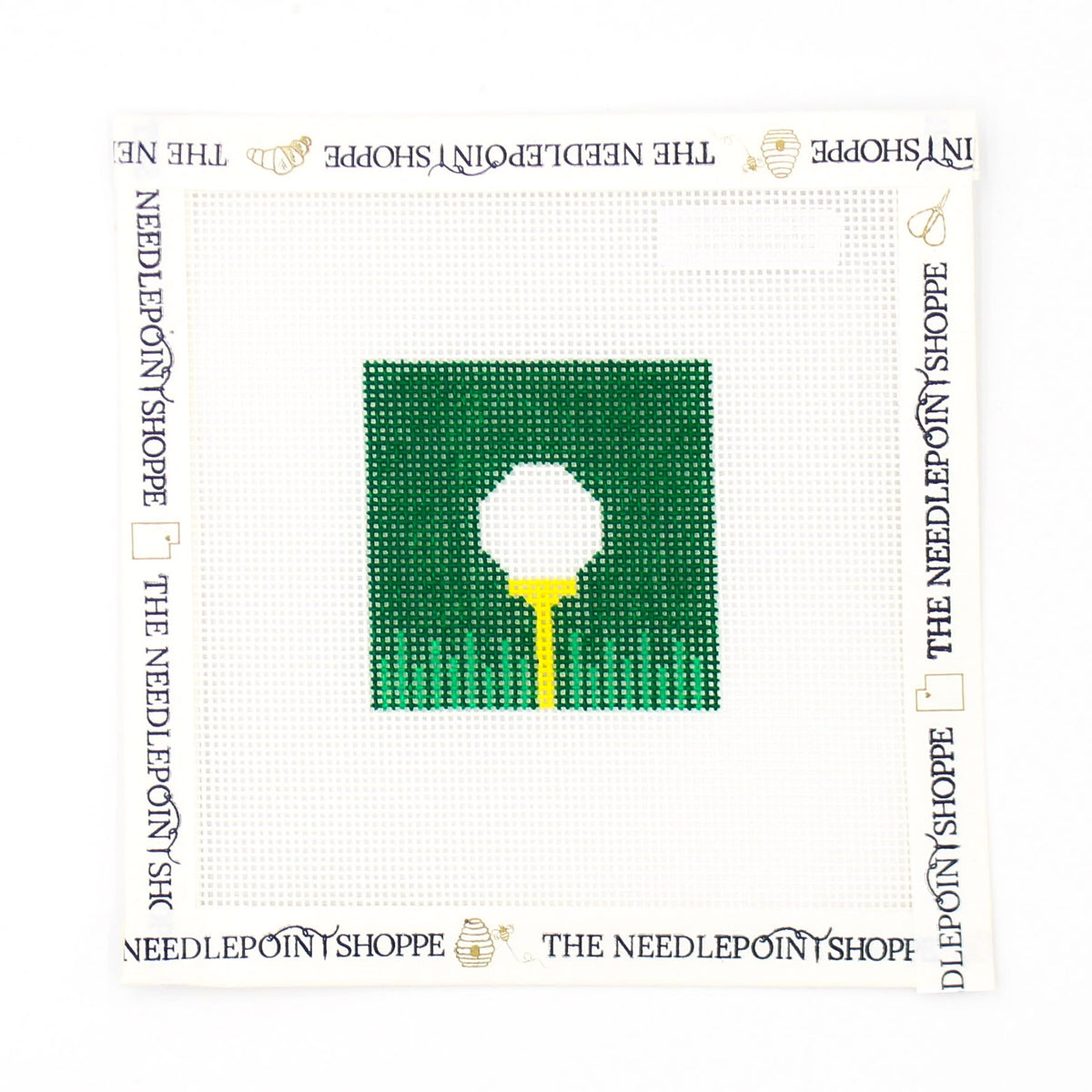 Golf Ball Koozie Insert Needlepoint Canvas