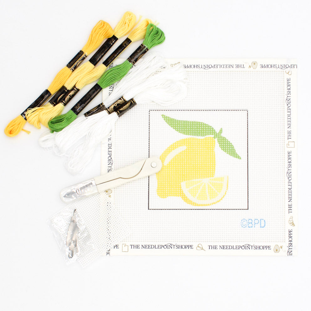 Lemons Needlepoint Kit