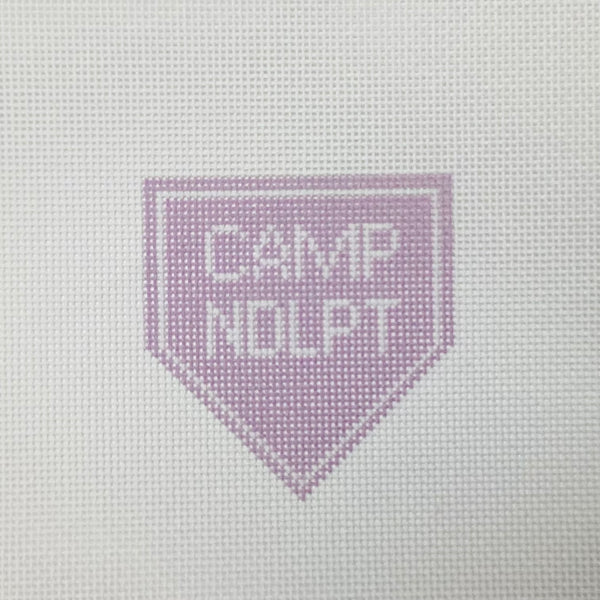 Camp NDLPT Bag Charm Needlepoint Canvas - Lavender