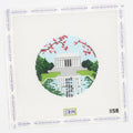 Lincoln Memorial with Cherry Blossoms ornament