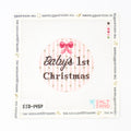 Baby's First Christmas Needlepoint Canvas