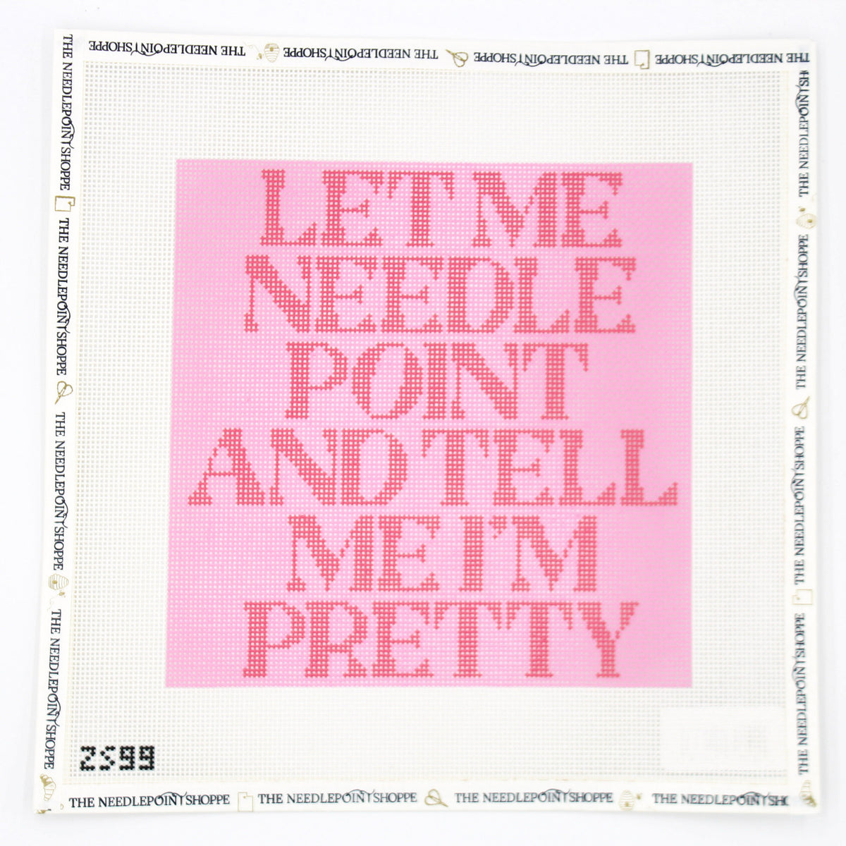 Let Me Needlepoint Large Needlepoint Canvas