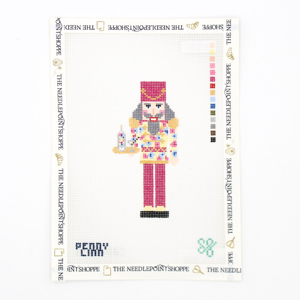 Mini King St. Nutcracker Needlepoint Canvas