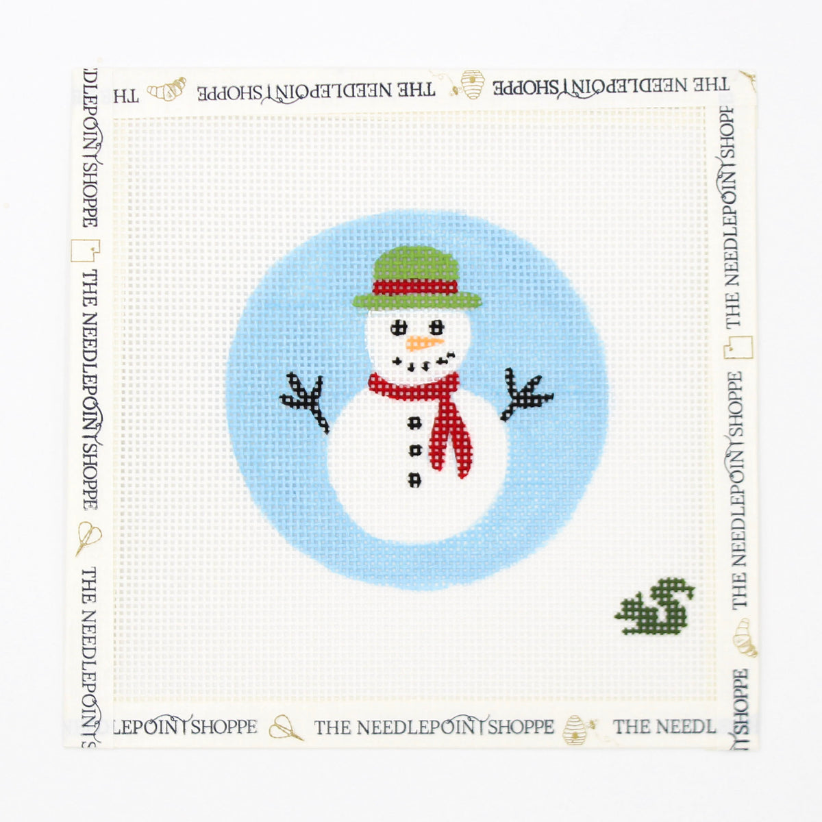 Snowman Needlepoint Canvas
