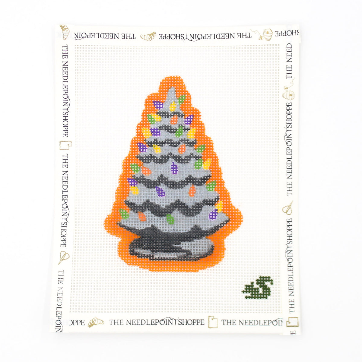 Grandma's Christmas Tree (Halloween) Needlepoint Canvas