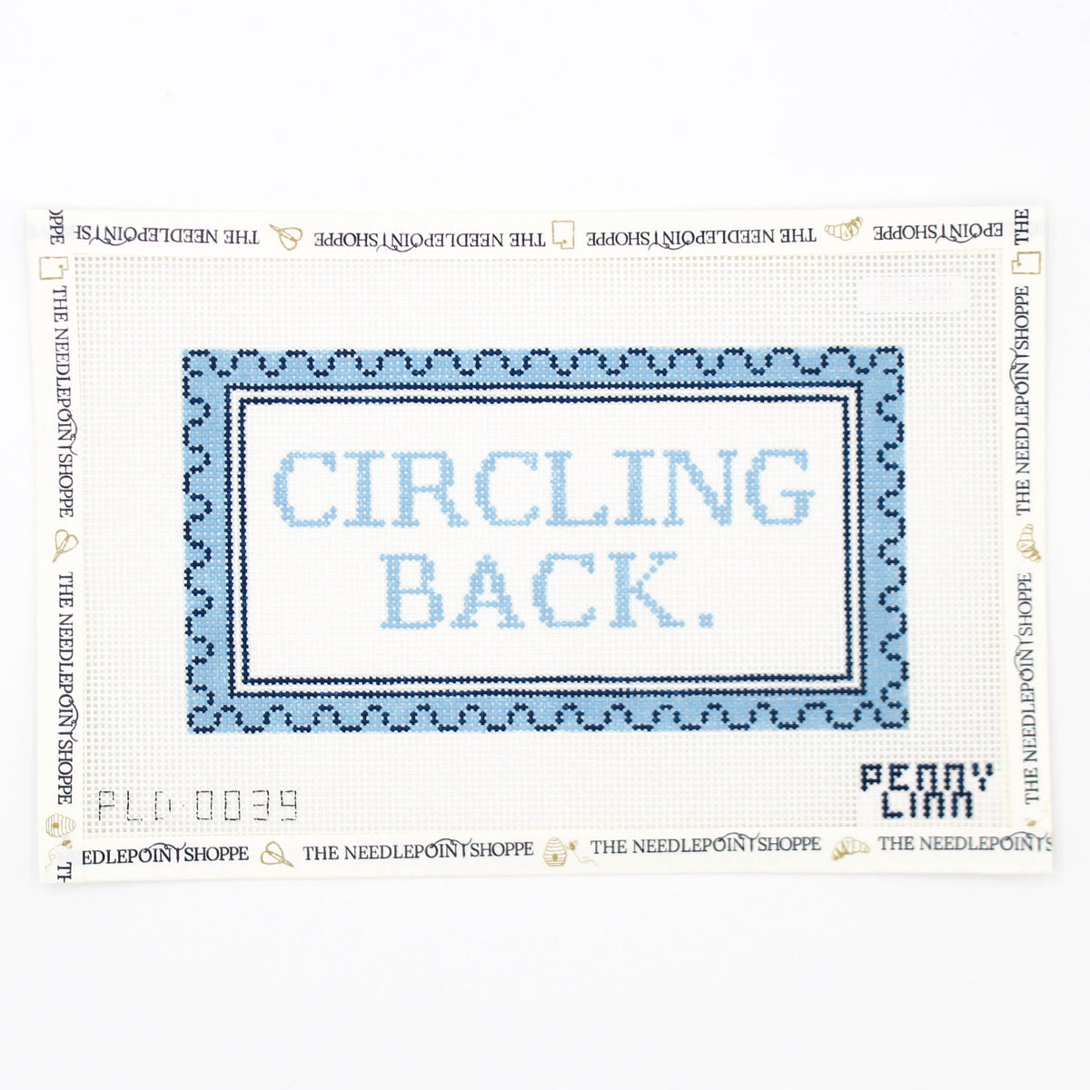 Circling Back Needlepoint Canvas