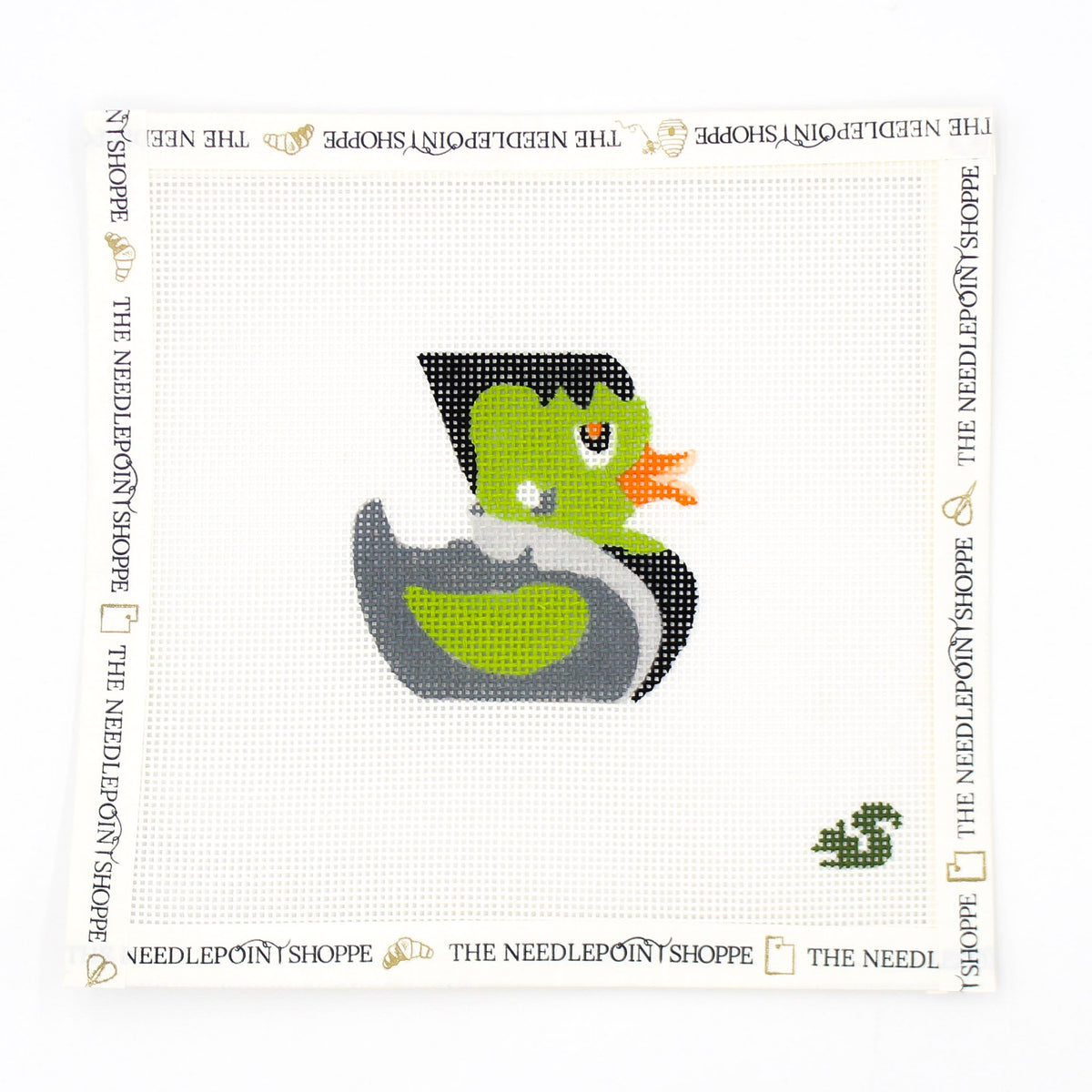 Franken-Duck Needlepoint Canvas