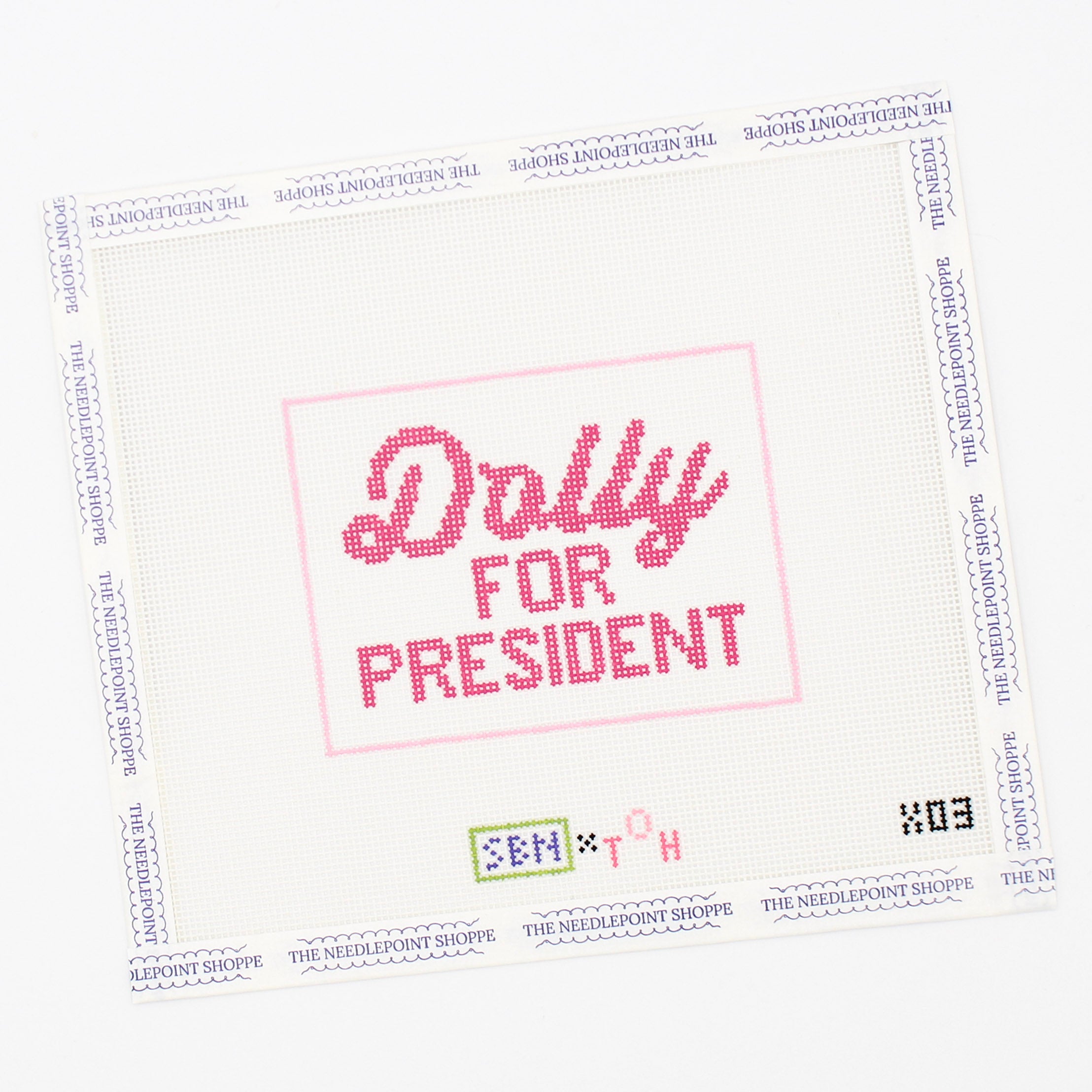 Dolly for President (Pink/White)