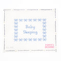 Baby Sleeping - Blue Bow