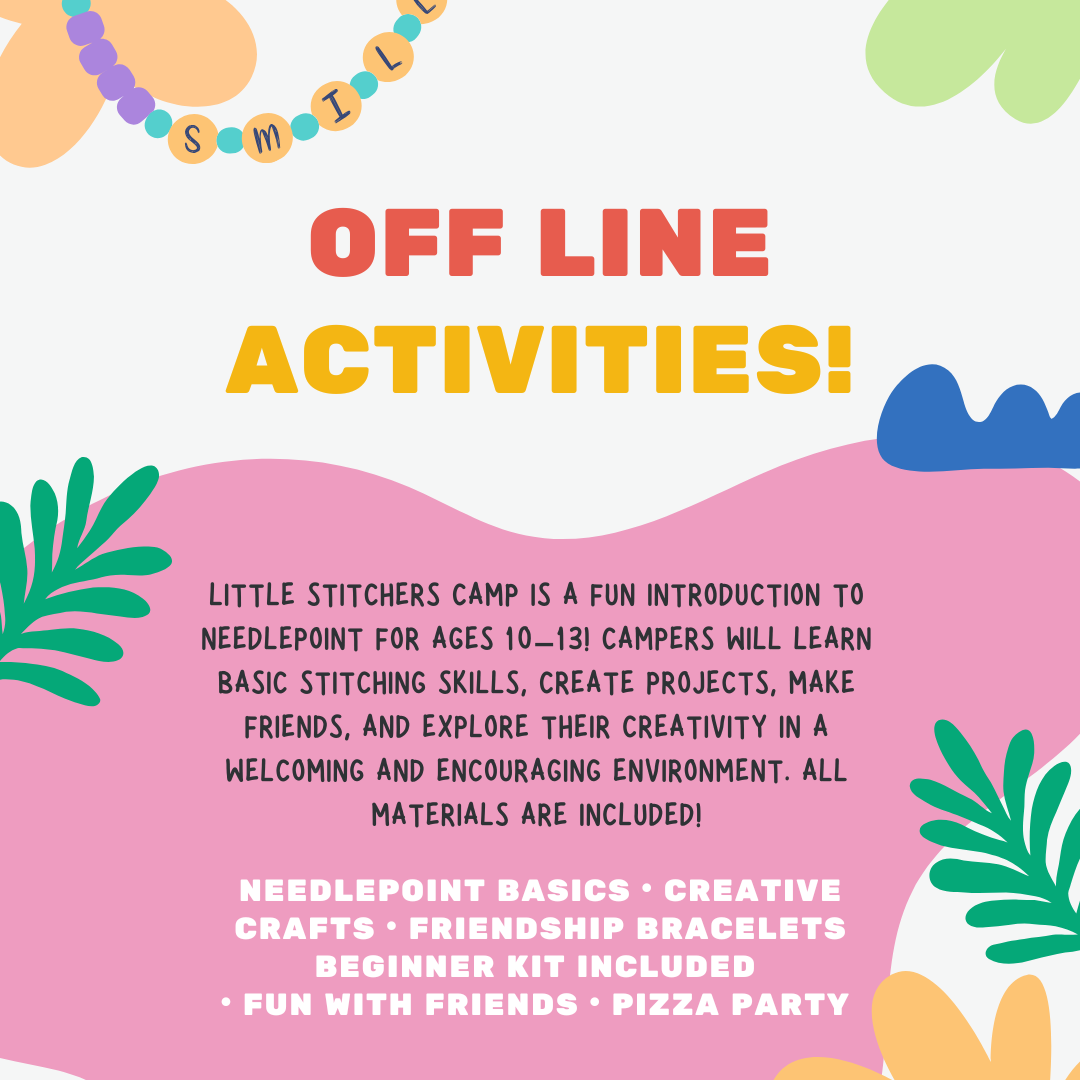 July Little Stitchers Camp Ages 10-13