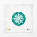 Light Teal Snowflake #1