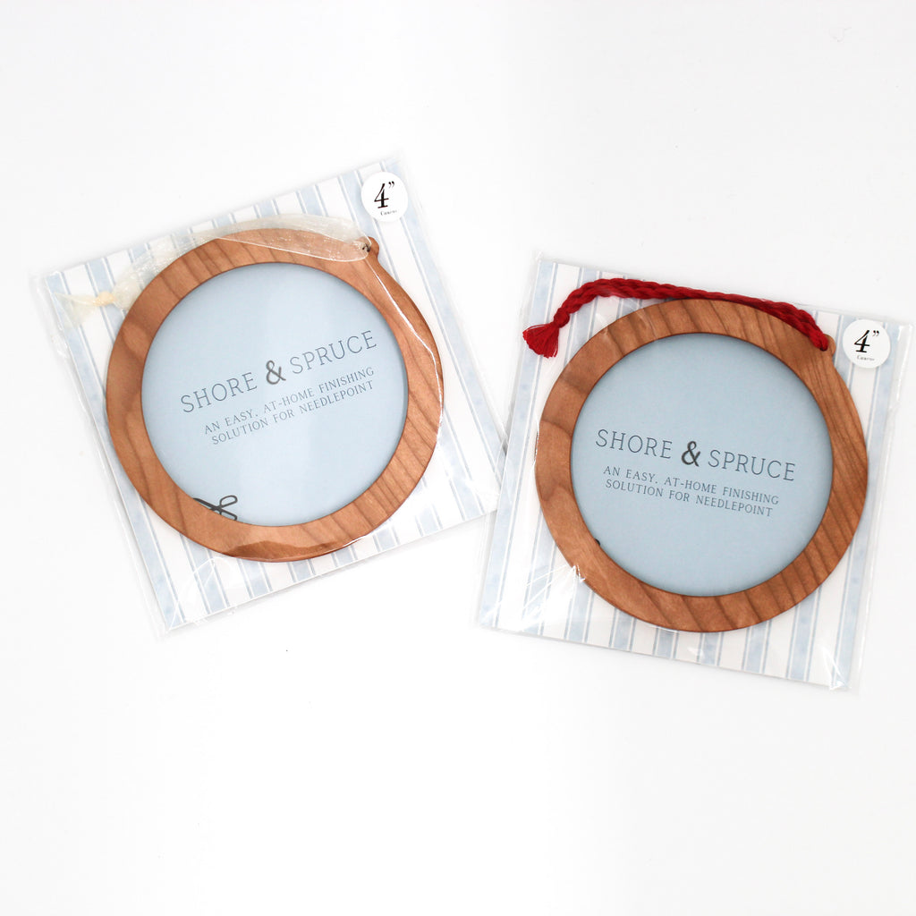 Self Finishing Needlepoint Ornament Frame | Fits 4"