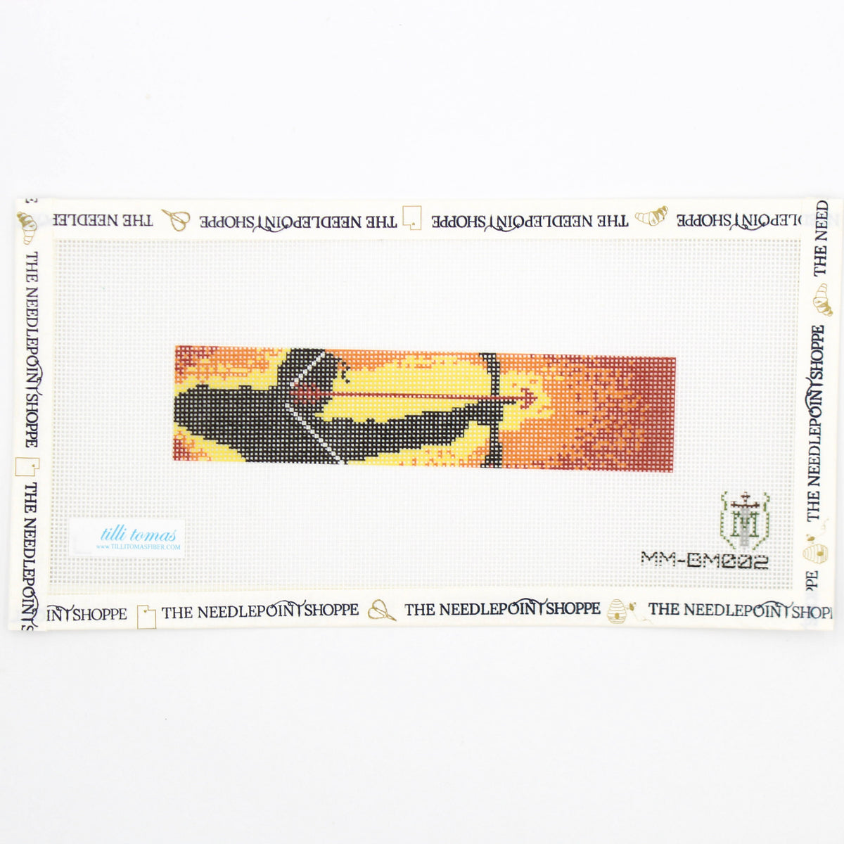 Girl On Fire Bookmark Needlepoint Canvas