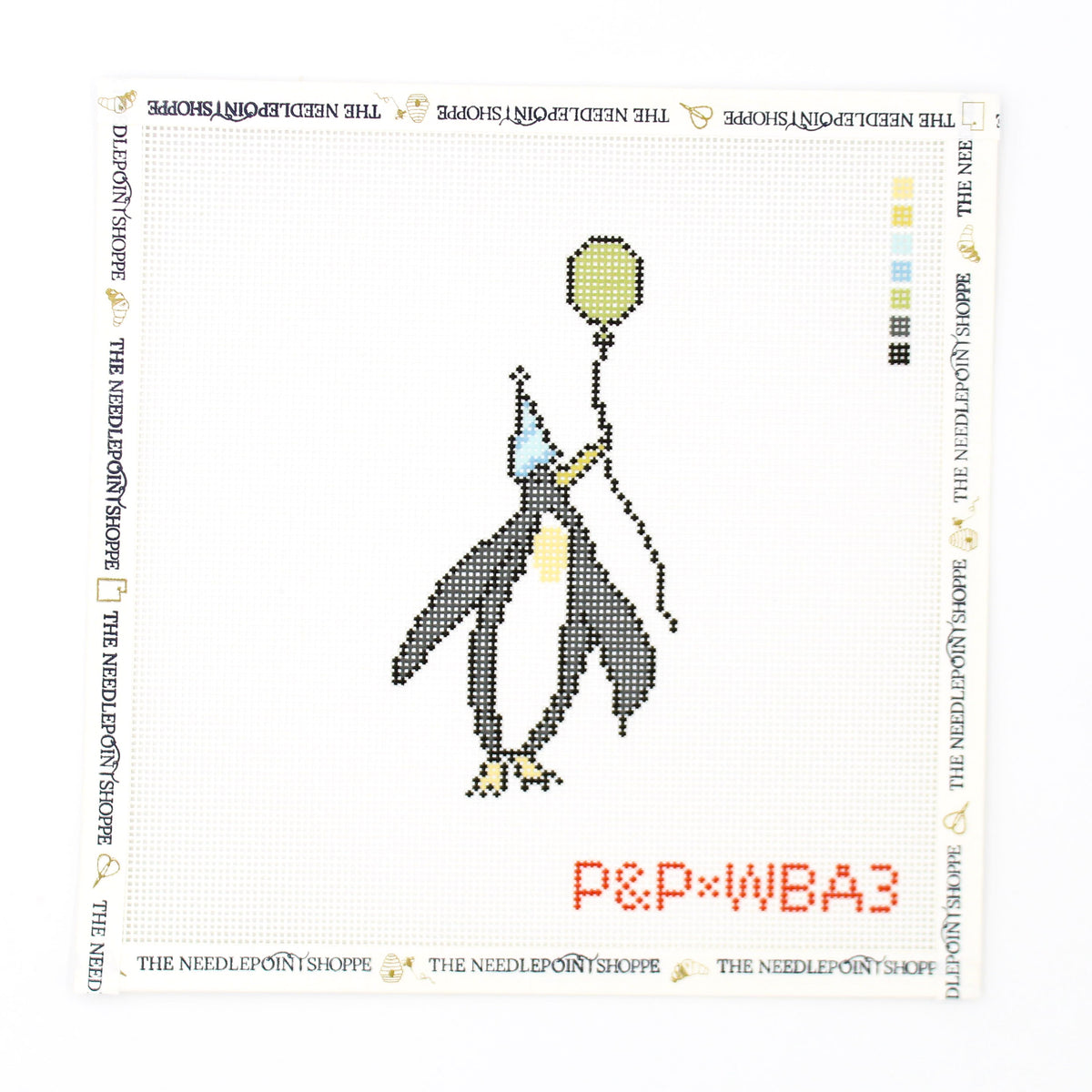 Party Penguin Needlepoint Canvas