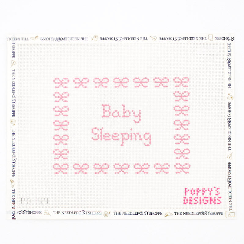 Baby Sleeping - Pink Bow
