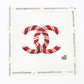 Peppermint Chanel Needlepoint Canvas