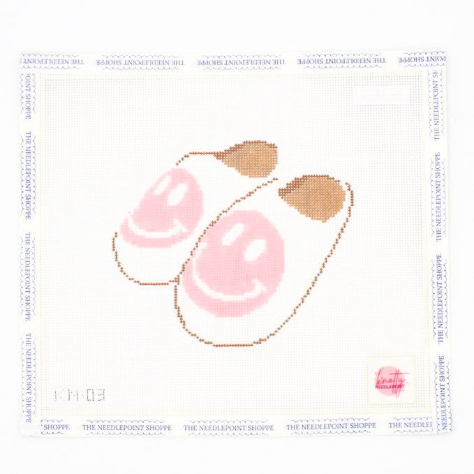 Smiley Face Slippers (Pink)