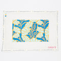Teal & Gold Blooms Purse Insert