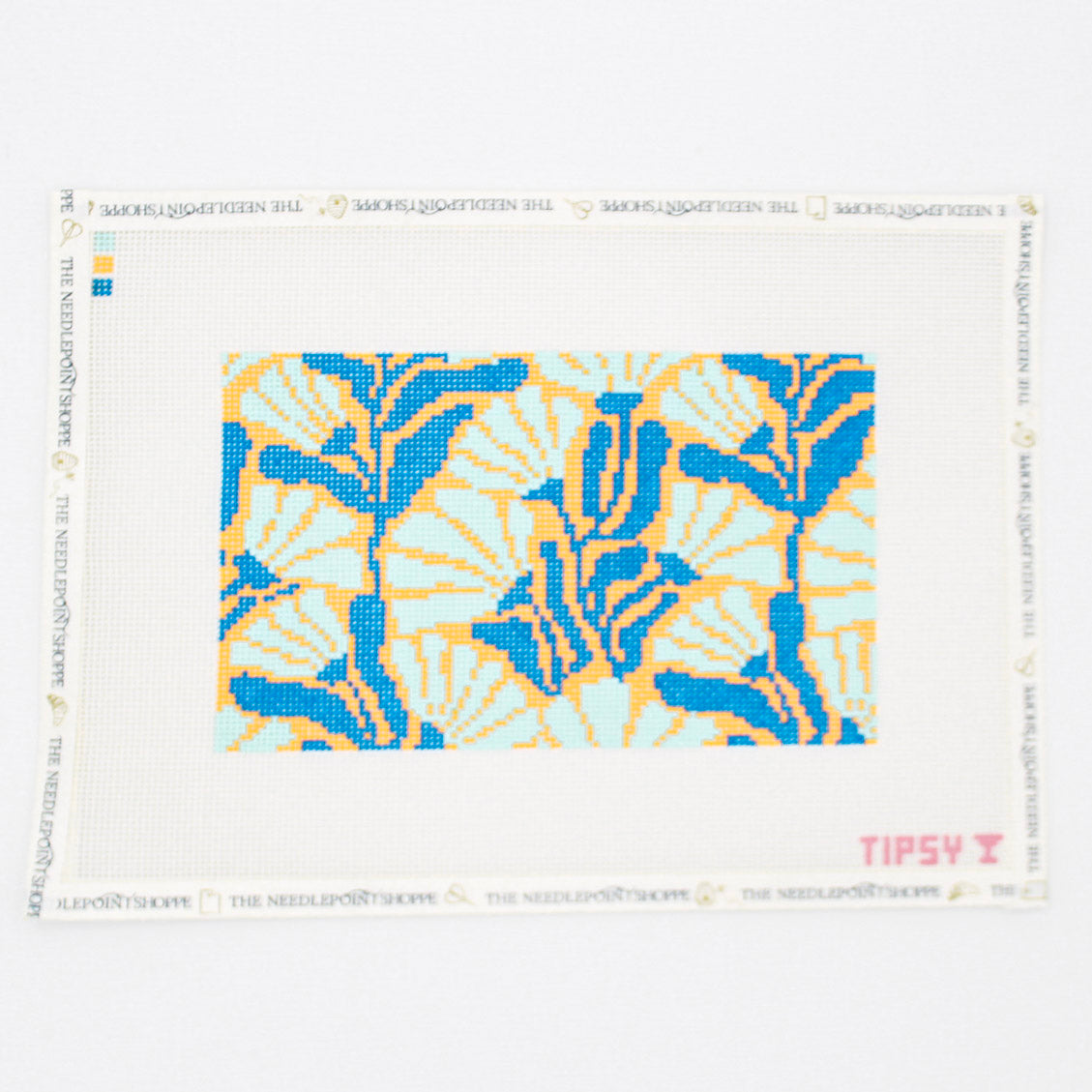 Teal & Gold Blooms Purse Insert