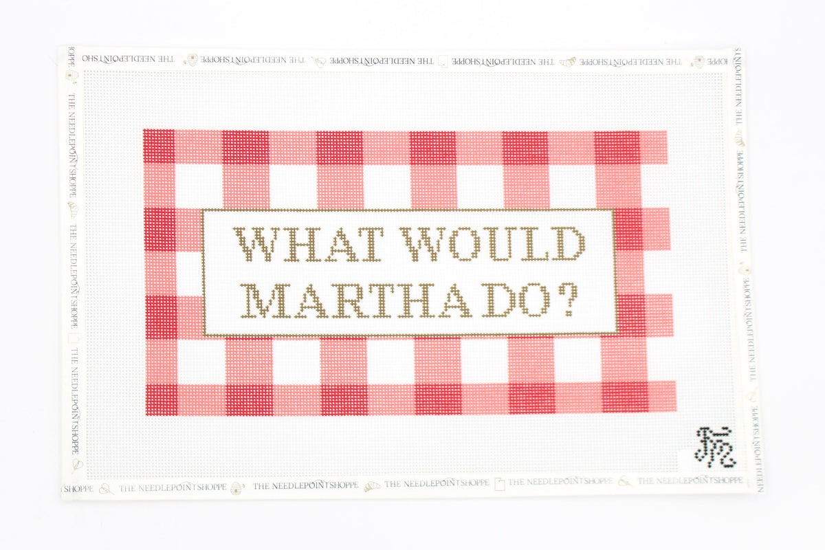 What Would Martha Do Needlepoint Canvas