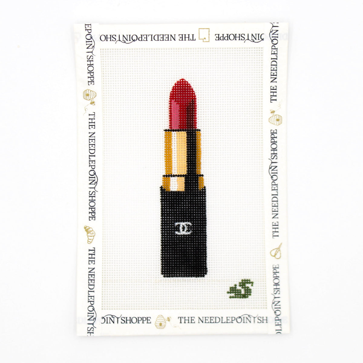 Lipstick Needlepoint Canvas