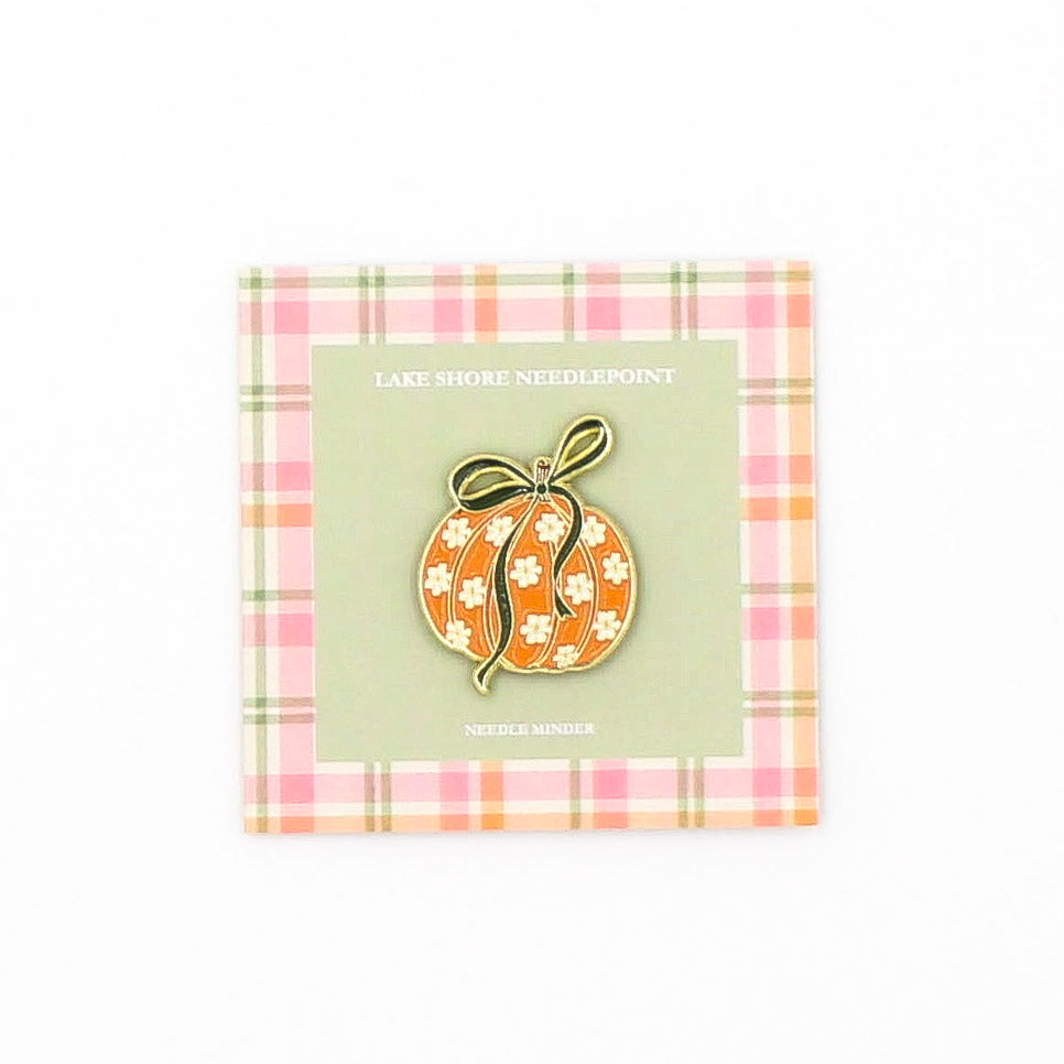 Floral Pumpkin Needle Minder
