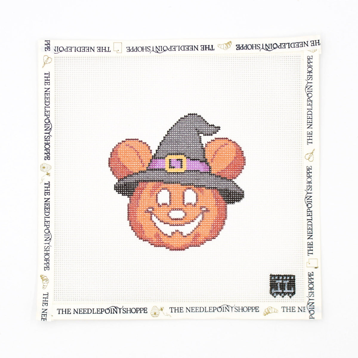 Pumpkin Mickey Needlepoint Canvas